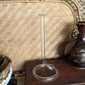 Vintage glass plant propagation tube mini vase
